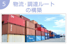 物流・調達ルートの構築