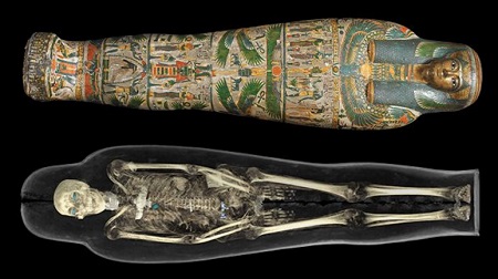 古代エジプトのミイラが香港科学館で展示