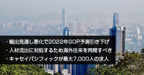 コロナ規制緩和後の香港経済の見通し