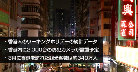 香港人のワーキングホリデーの統計データ