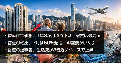 香港で広がる変化、住宅・貿易・生活に動き